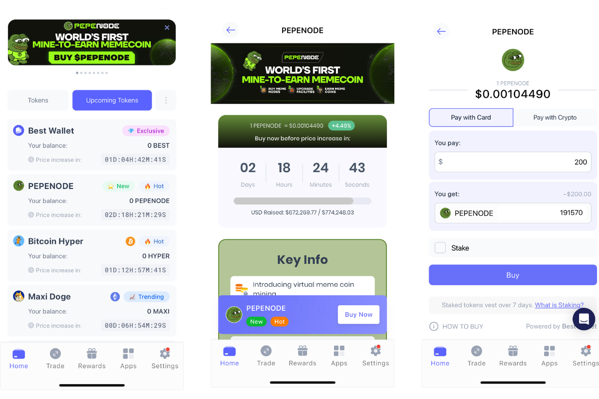 Pepenode - Best Wallet