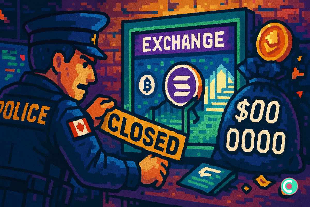 Saisie record de 40 millions $ en crypto au Canada