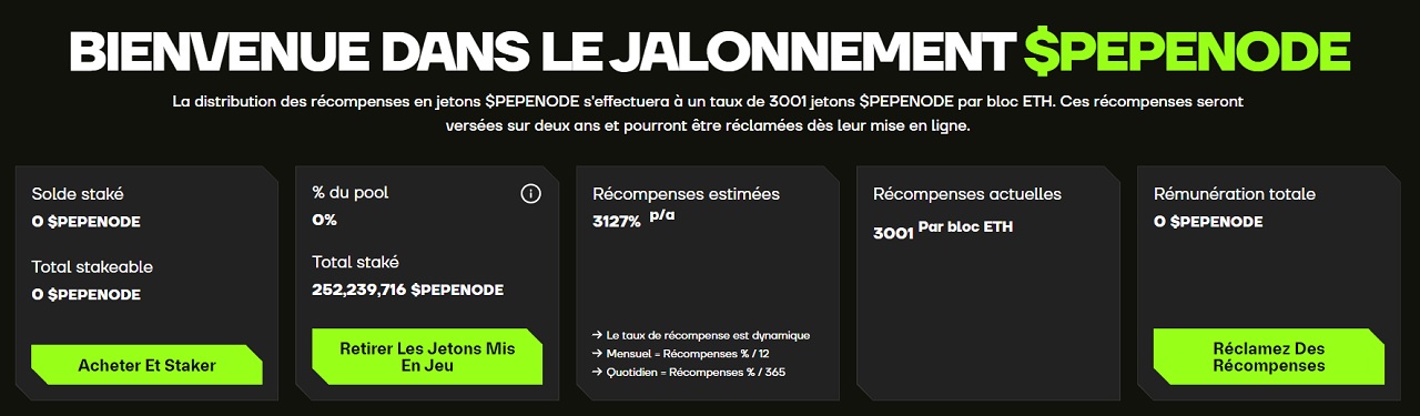Staking PEPENODE