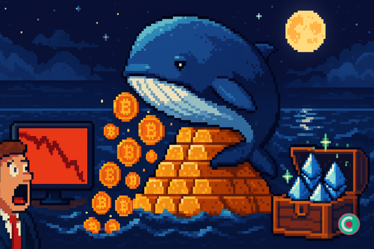 Bitcoin : après 4 milliards en ETH, la baleine