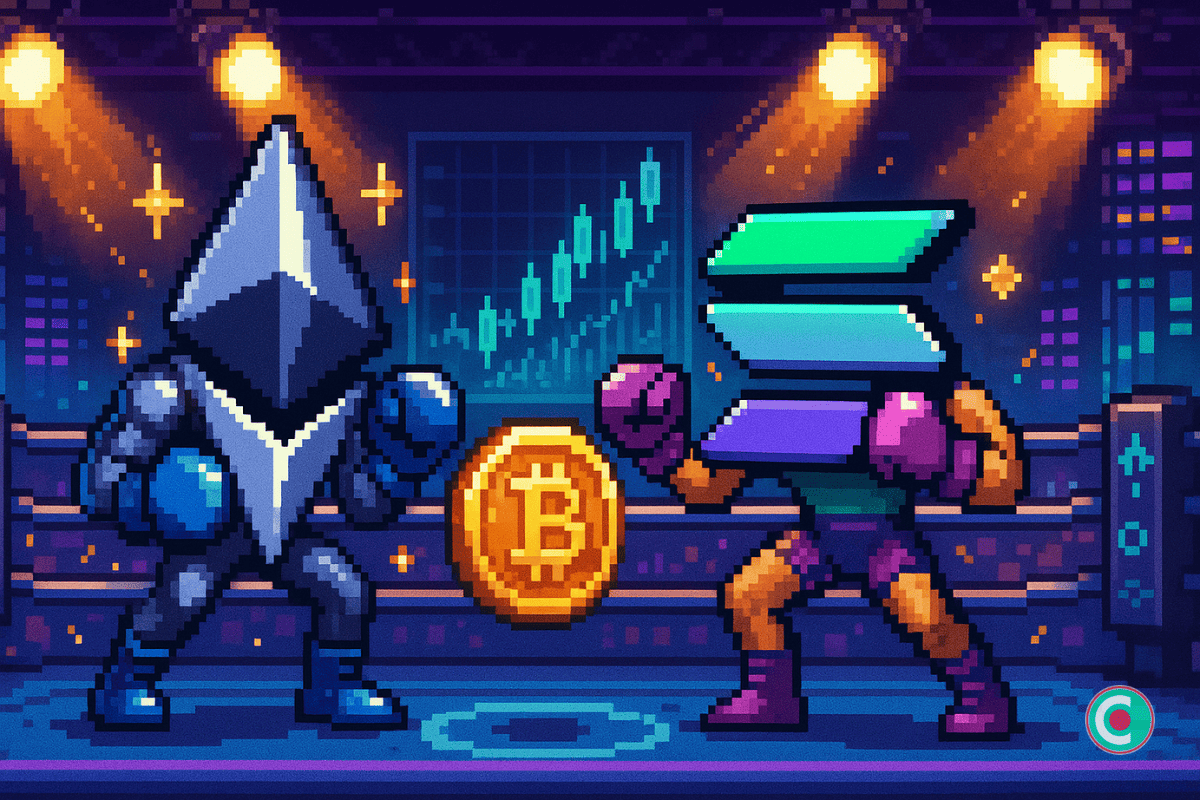Ethereum vs Solana : qui gagne le match ?