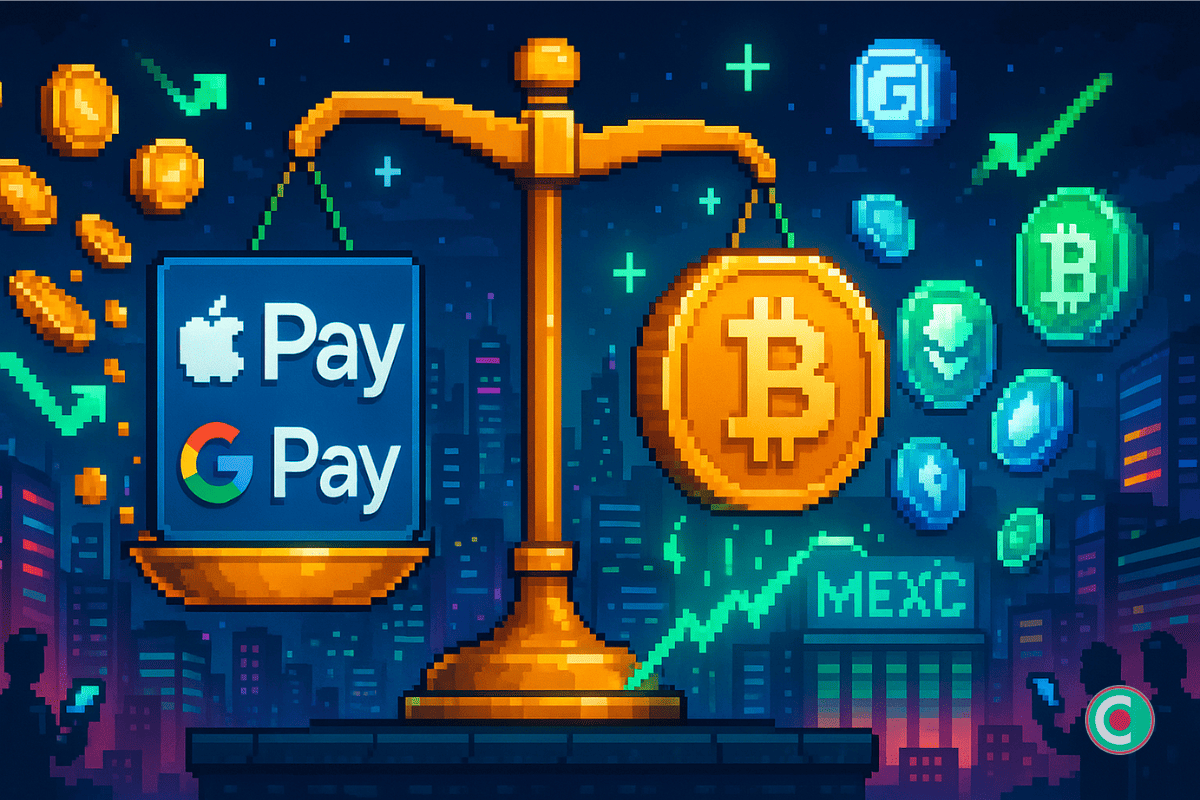 MEXC accepte désormais les dépôts Fiat Apple Pay et Google Pay pour acheter  des cryptomonnaies