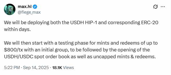 fiege_max - Native Markets USDH tweet