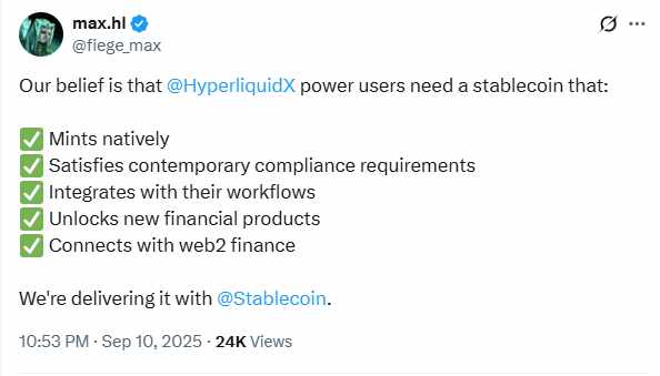 fiege_max - USDH stablecoin tweet