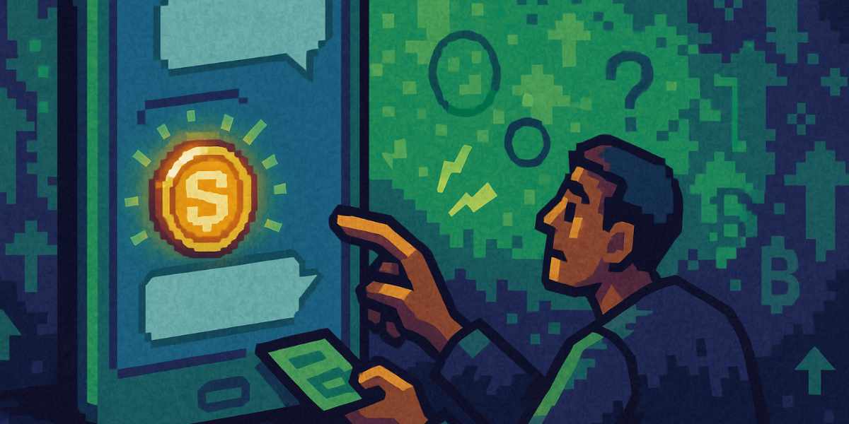 stablecoin par messagerie instantanée