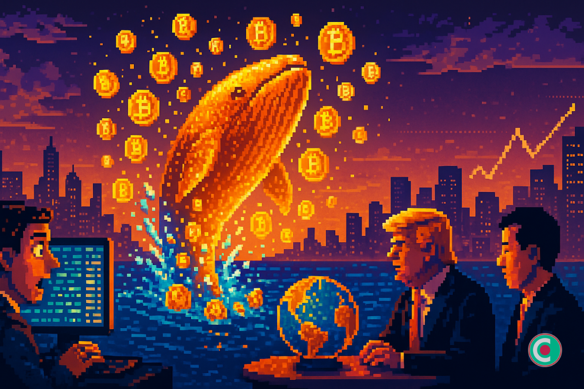 Bitcoin : Une baleine investit 255 millions $ avant la rencontre Trump–Chine