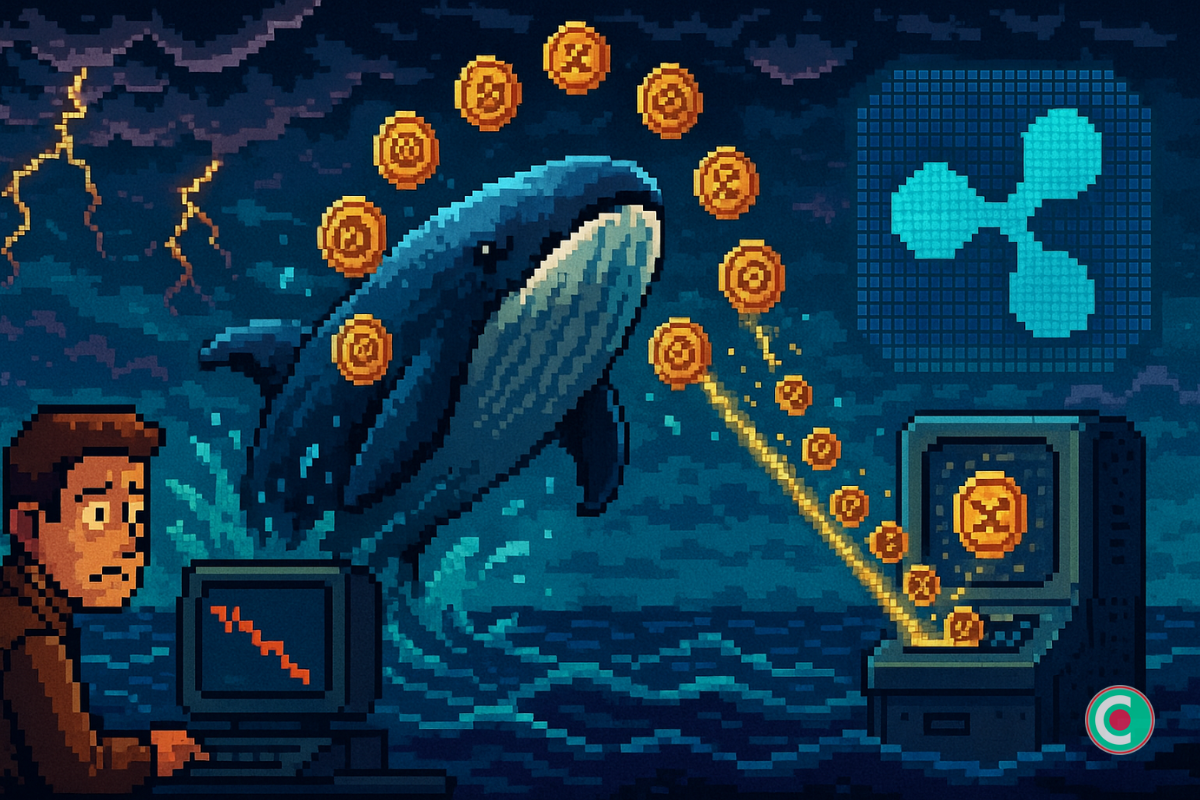 XRP en baisse : une baleine envoie 55 millions $ à Ripple