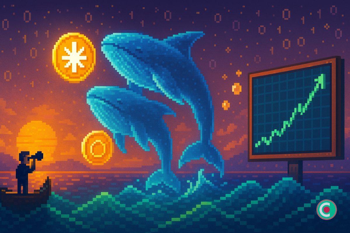 Les baleines achètent ASTER et cette crypto avant la prochaine hausse