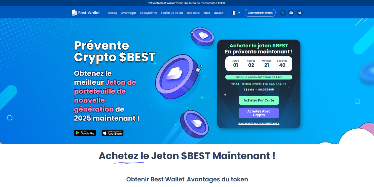Best Wallet Homepage - 17.10.2025