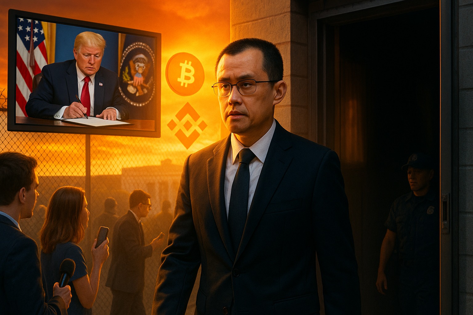 Binance CZ gracié par Trump