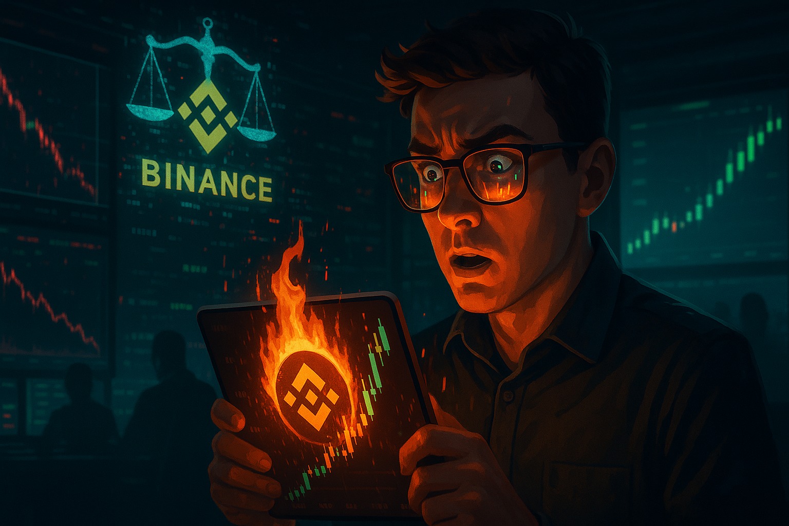 Binance tension