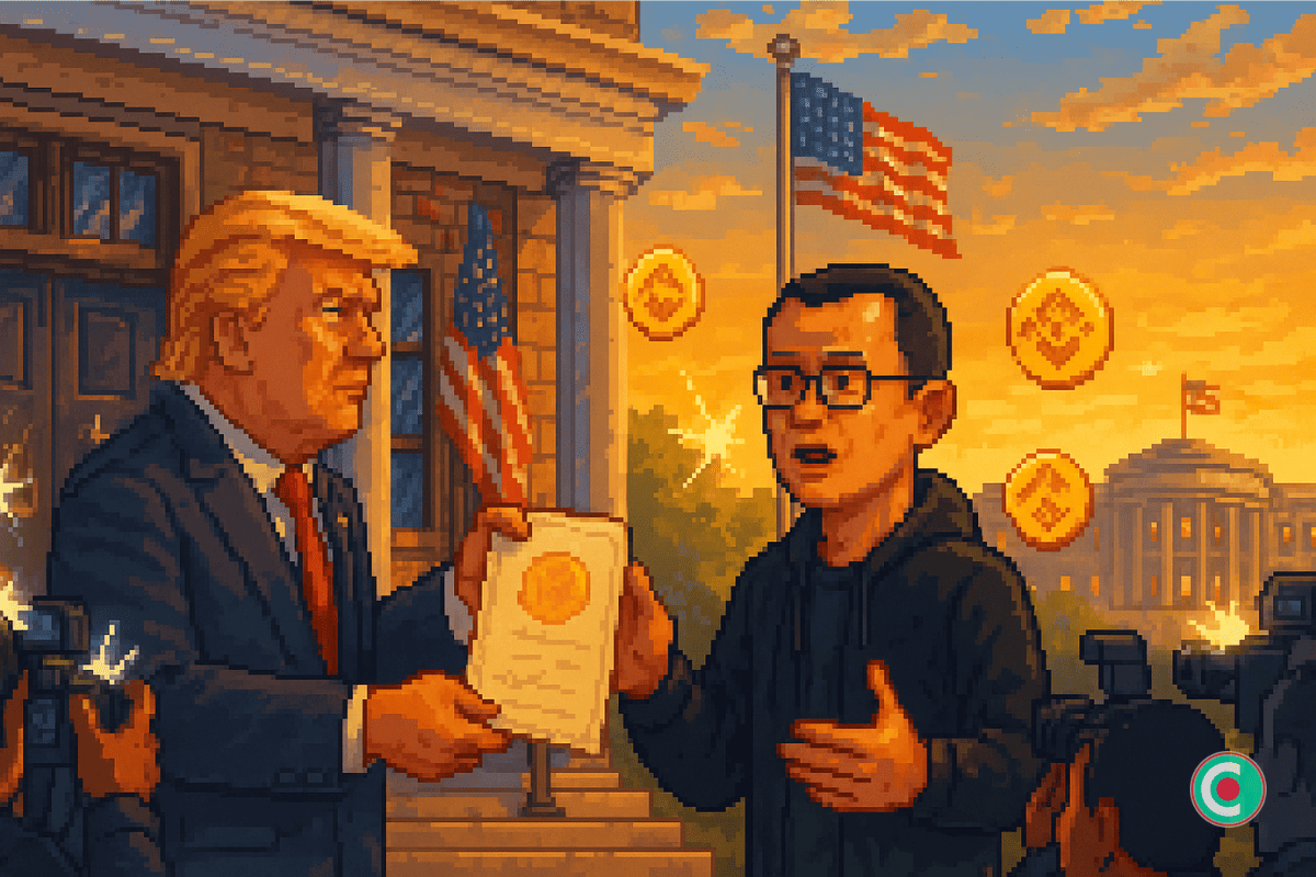 CZ le fondateur de Binance gracié par Trump : il était « persécuté par l’administration Biden »
