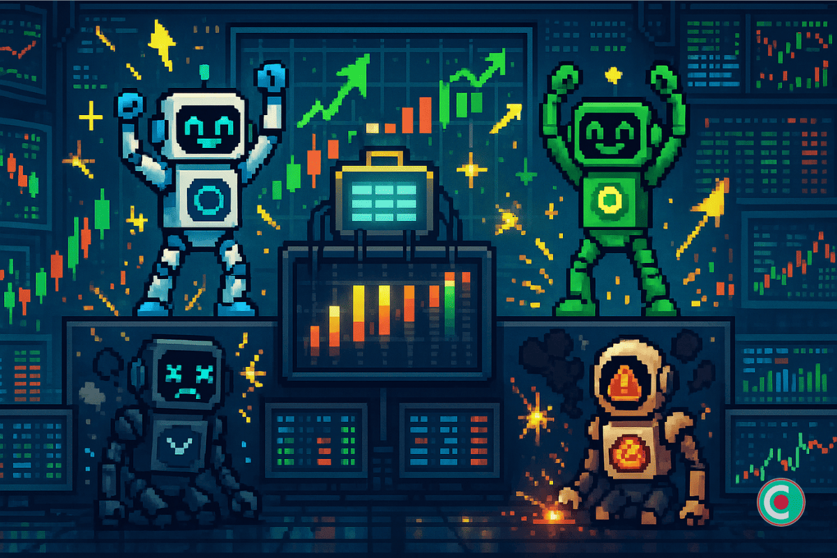 Compétition de trading crypto IA : Grok et DeepSeek gagnent plus d’argent que ChatGPT et Gemini