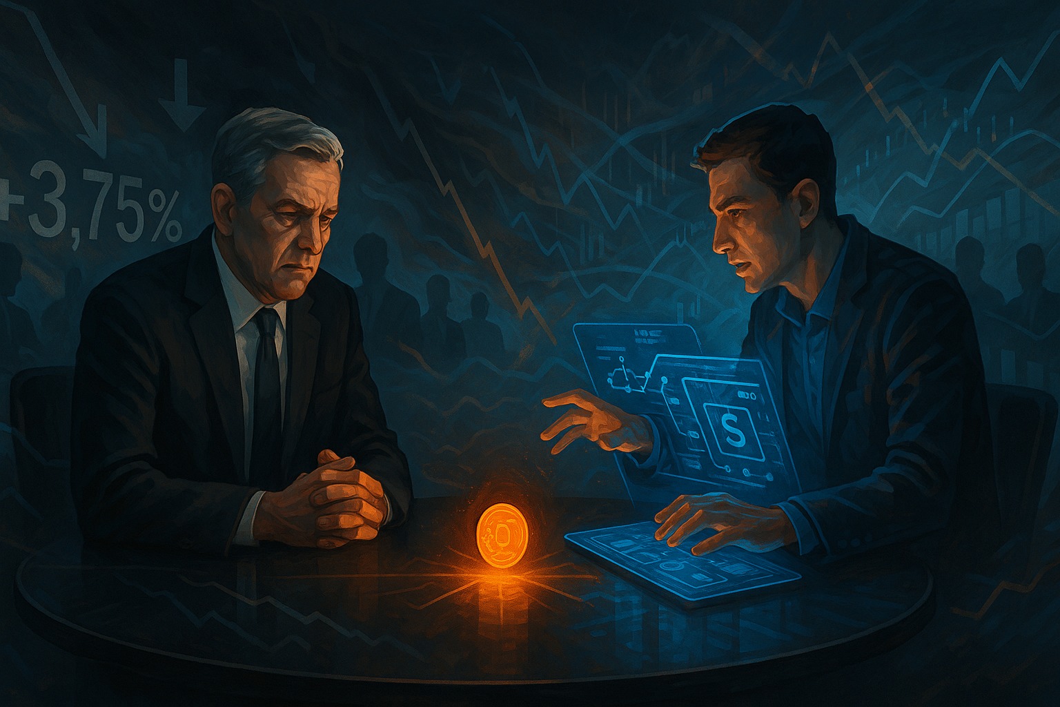 Bitcoin Tension numérique