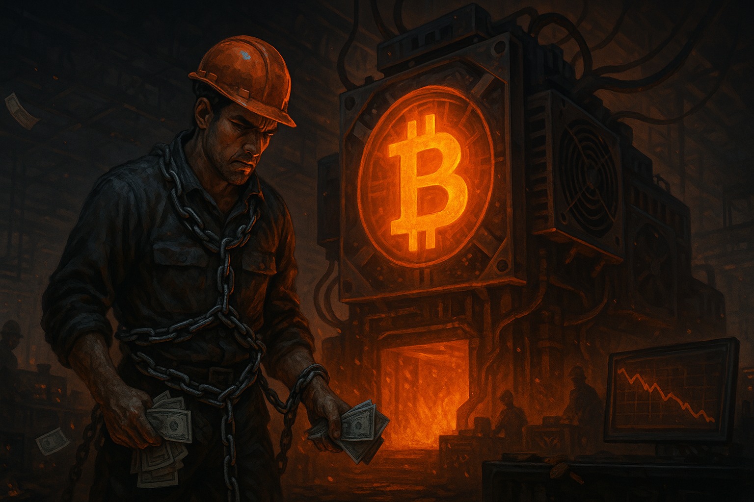 Bitcoin dette pression.
