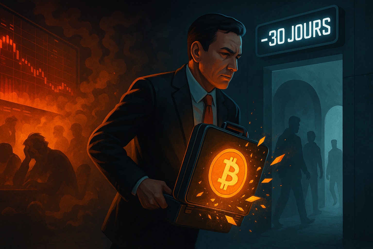 Bitcoin retrait stratégique