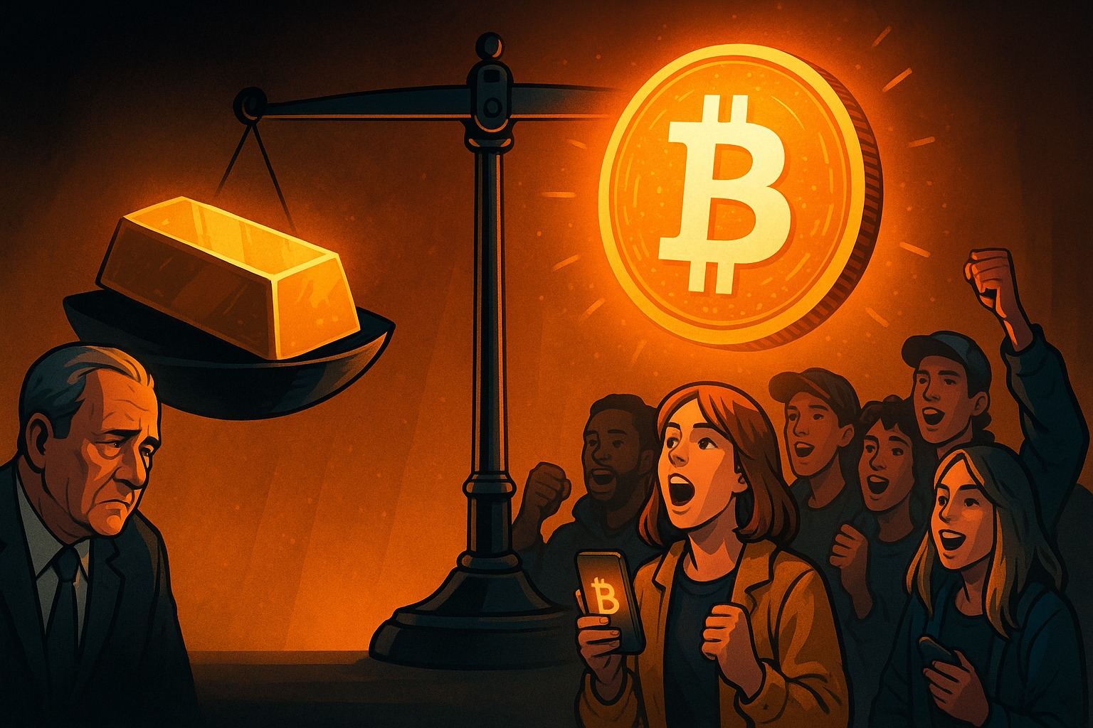 Bitcoin surpasse l’or