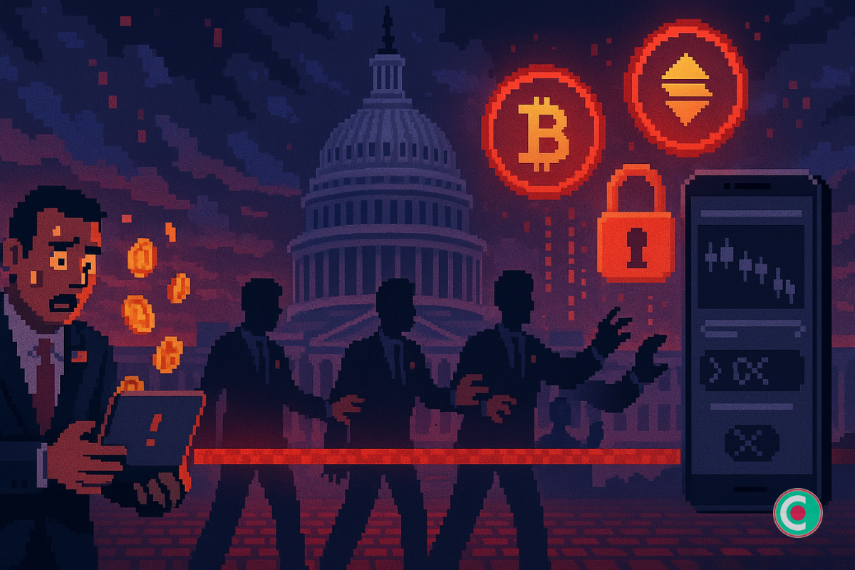 Un projet de loi veut couper les élus américains du marché crypto