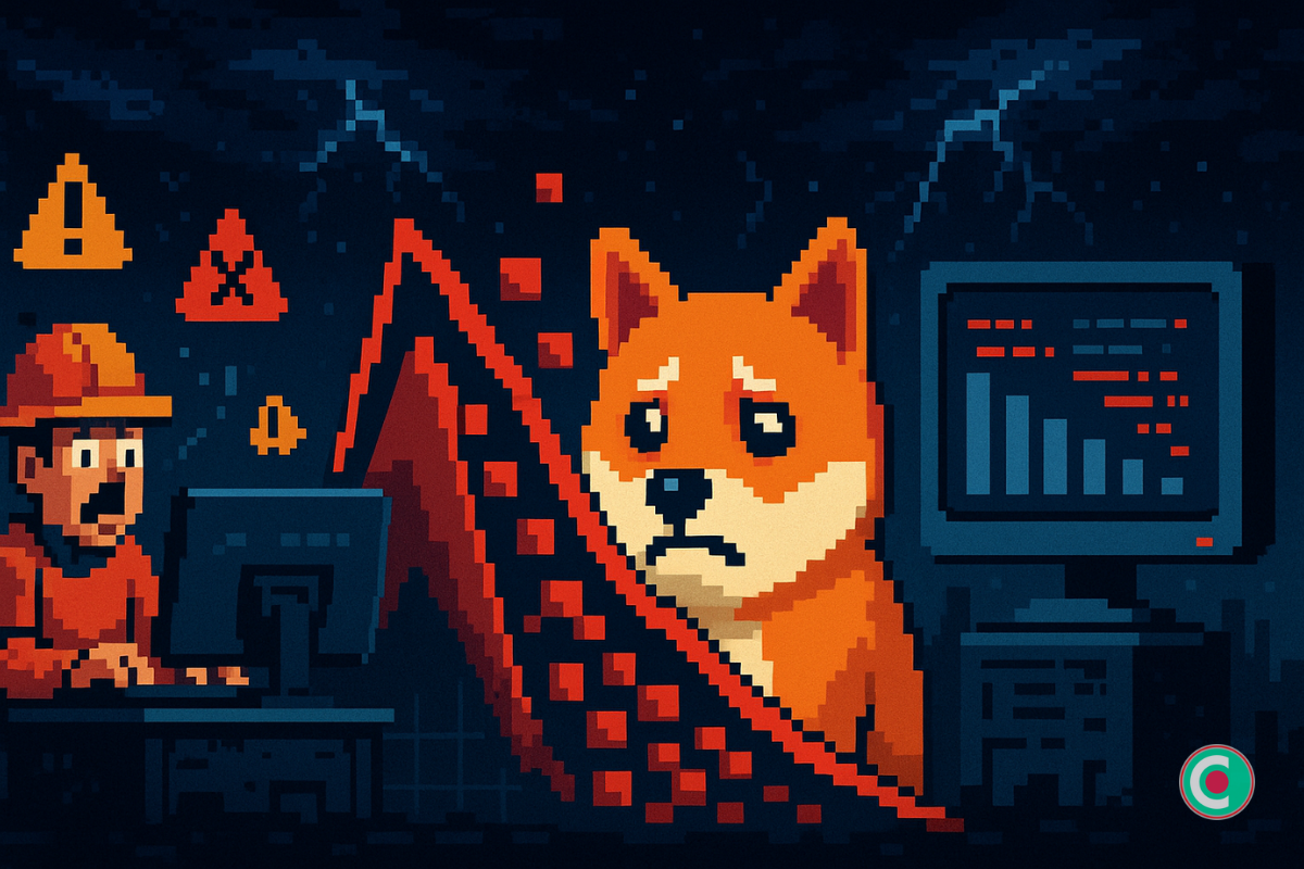 Shiba : le réseau perd 82 %  de ses transactions en 7 jours