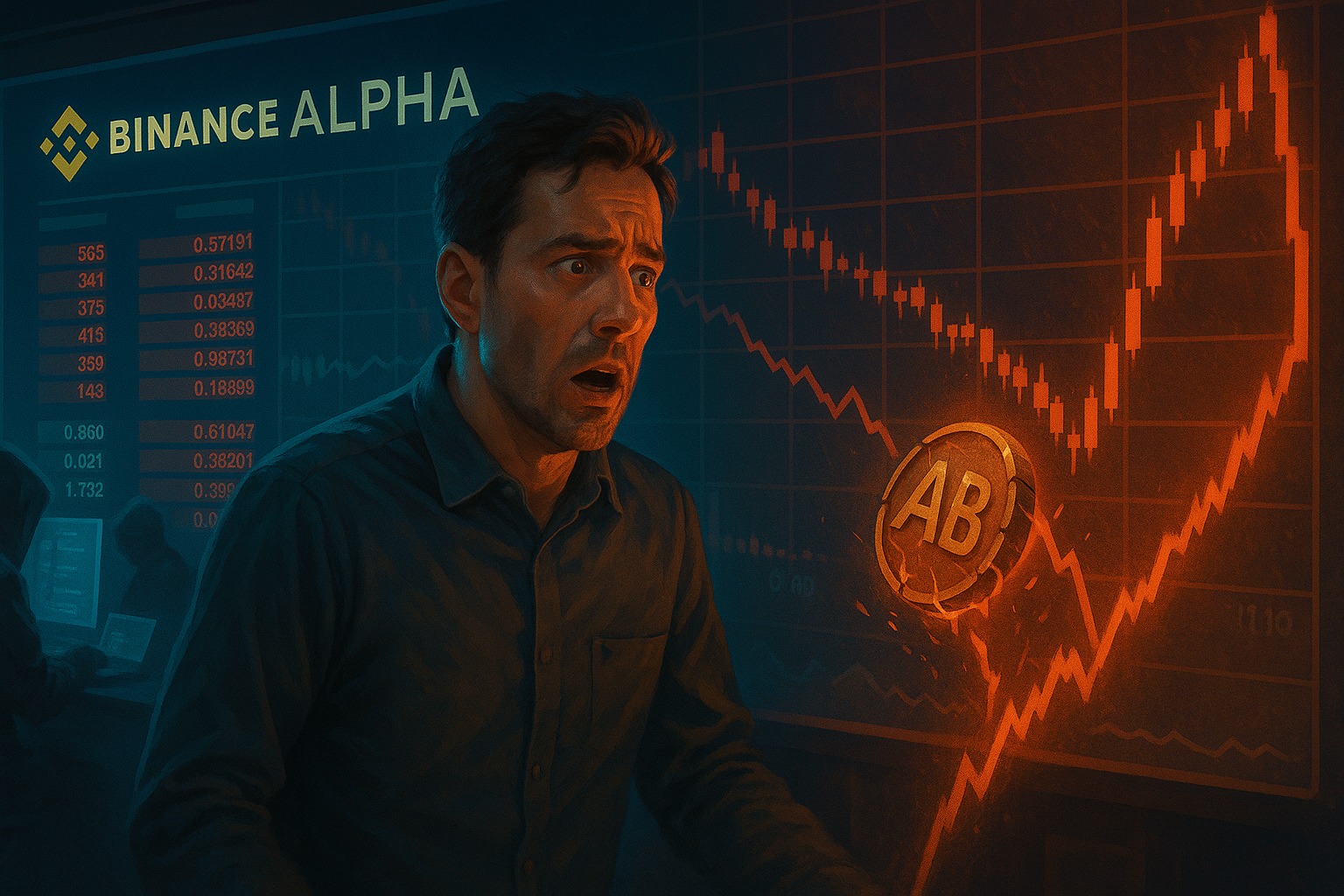 Chute crypto dramatique.