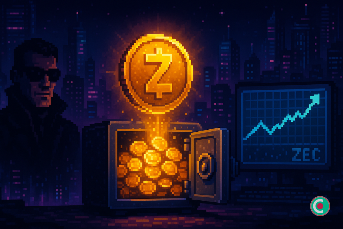 Zcash devient la crypto confidentielle n°1 avec 6,2 milliards $