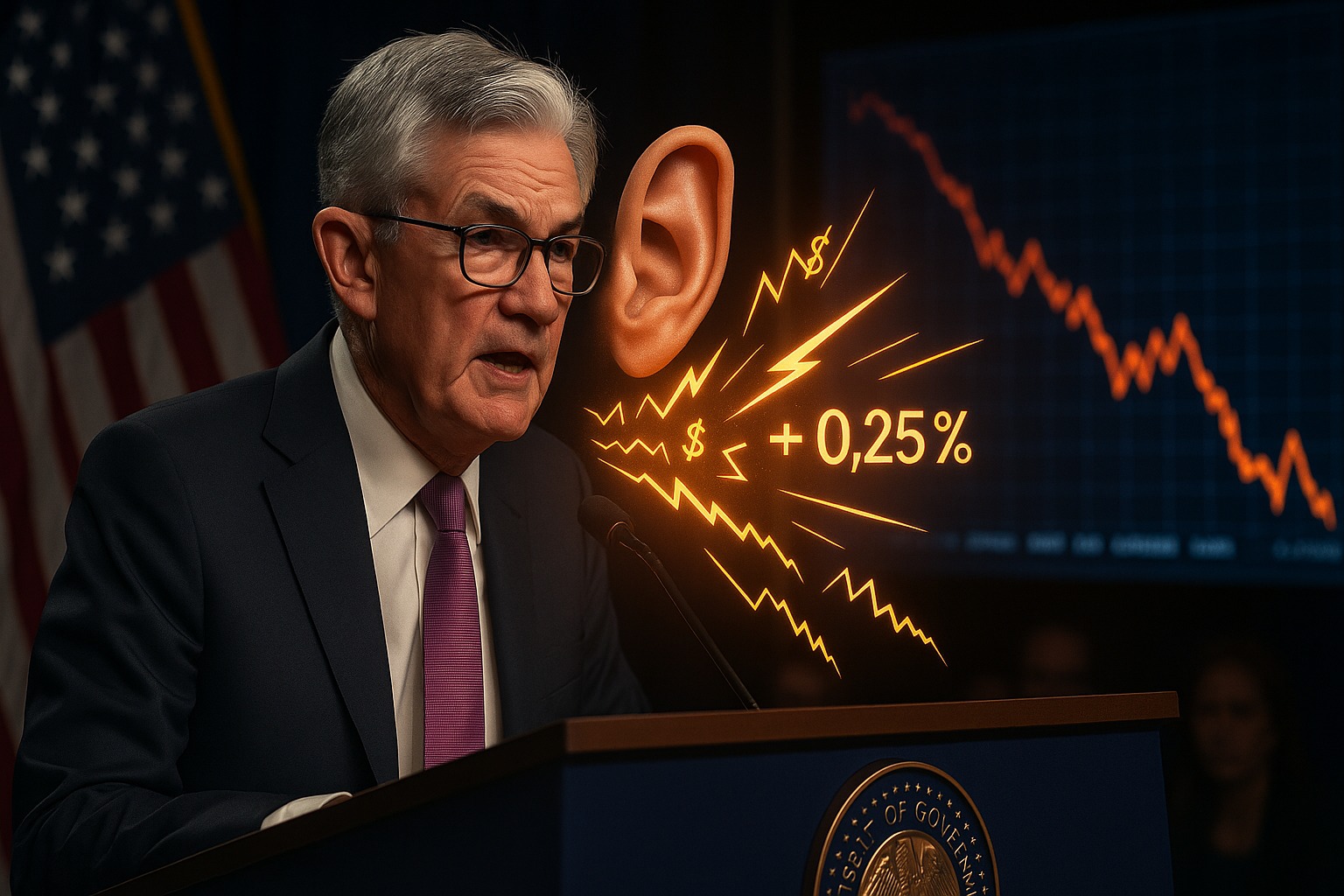 Crypto Powell tension