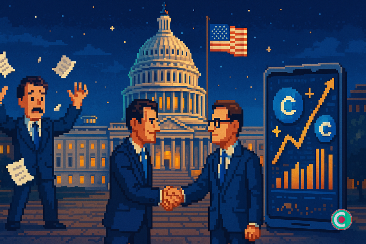 Crypto : Ripple et Coinbase passent à l’action face aux démocrates