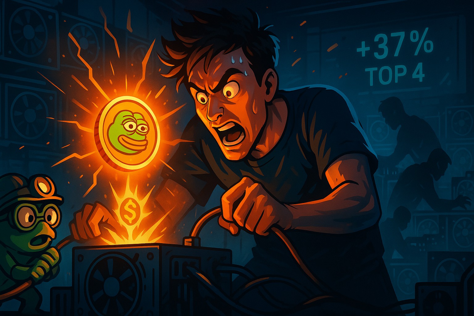Minage crypto intense