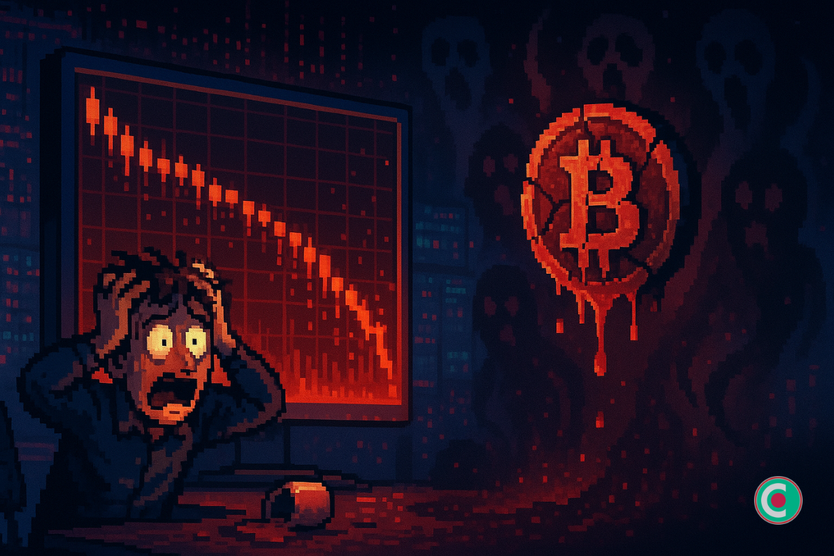 Bitcoin saigne à nouveau : la peur revient hanter les traders