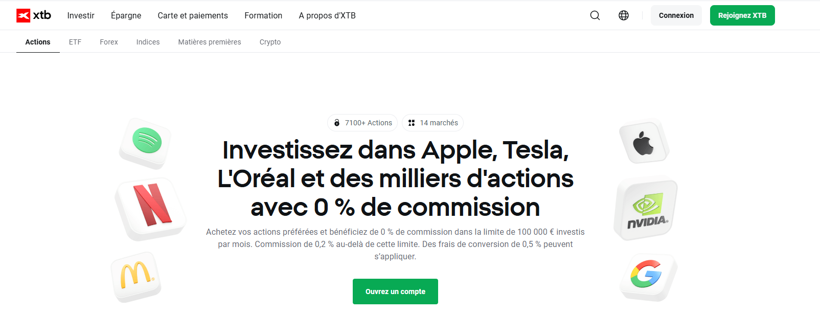 actions sur XTB avis