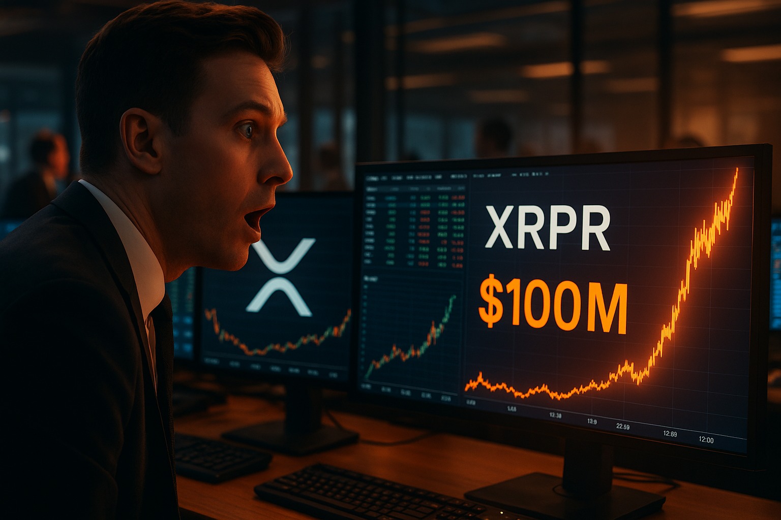 Trader stupéfait XRP