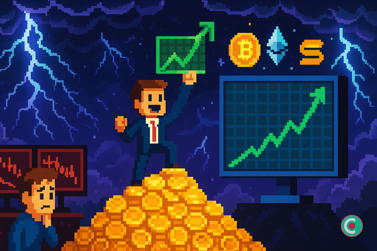 Crypto : Le grand gagnant d’un « Uptober » sous tension