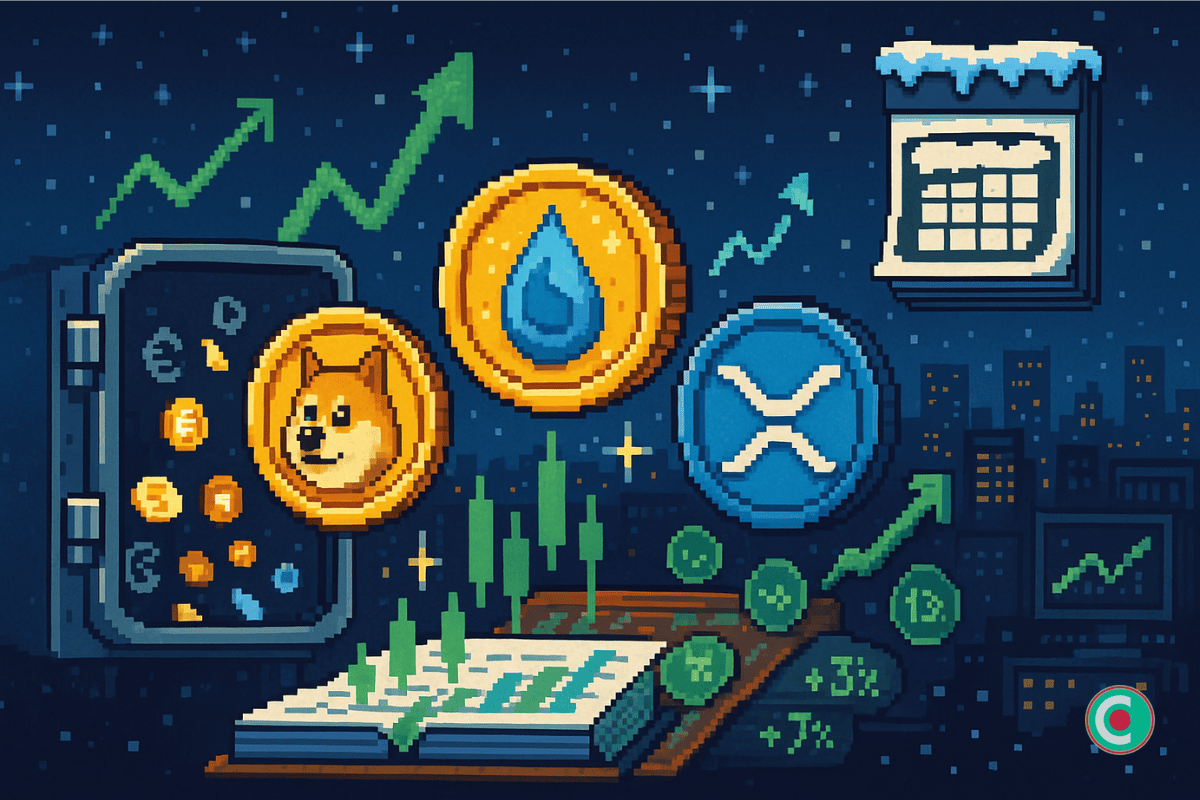 Doge, XRP, Sui : ChatGPT prédit le prix de ces 3 cryptos en décembre 2025