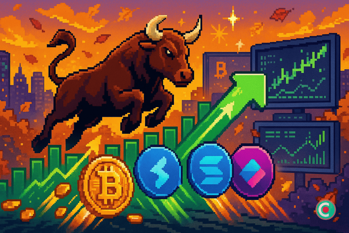 Bull run au 4e trimestre 2025 : 3 cryptos x100 à détenir dans son wallet