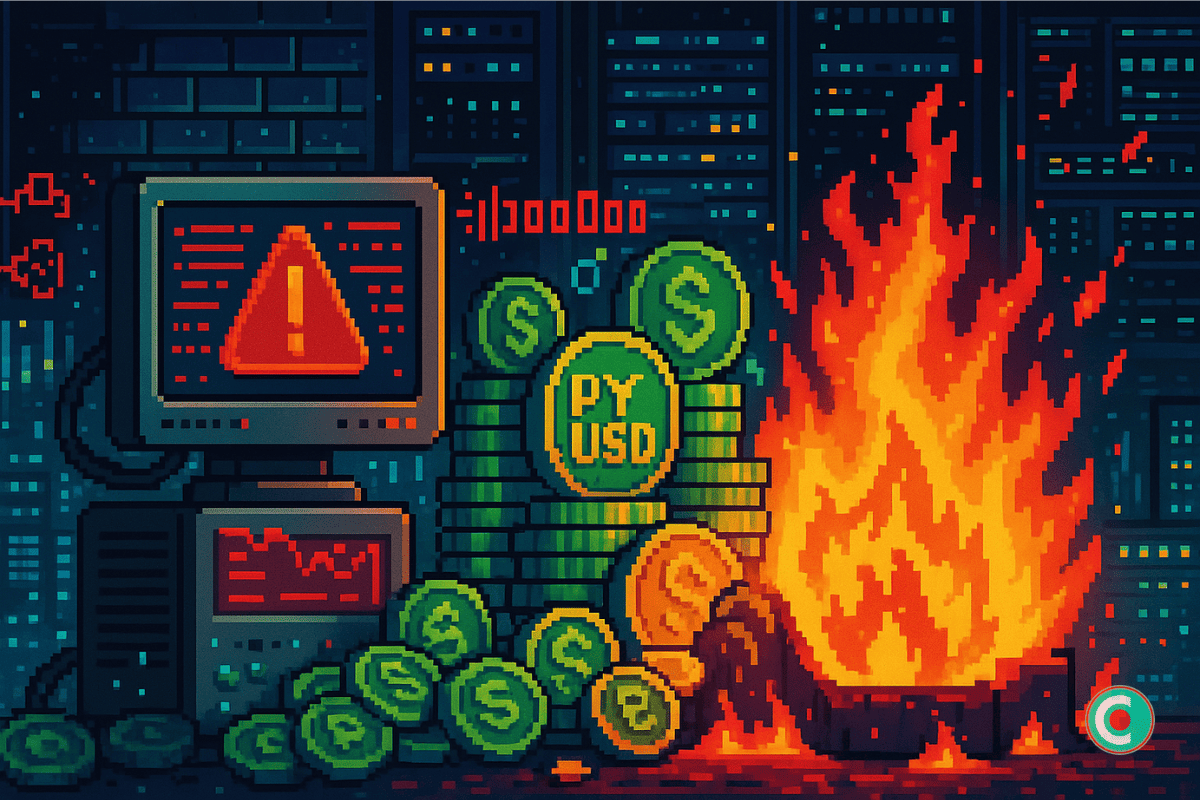 Paxos a mint 300 000 milliards de PYUSD par erreur pour les détruire ensuite