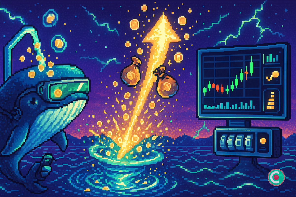 La crypto PUMP explose : Les baleines injectent des millions de dollars