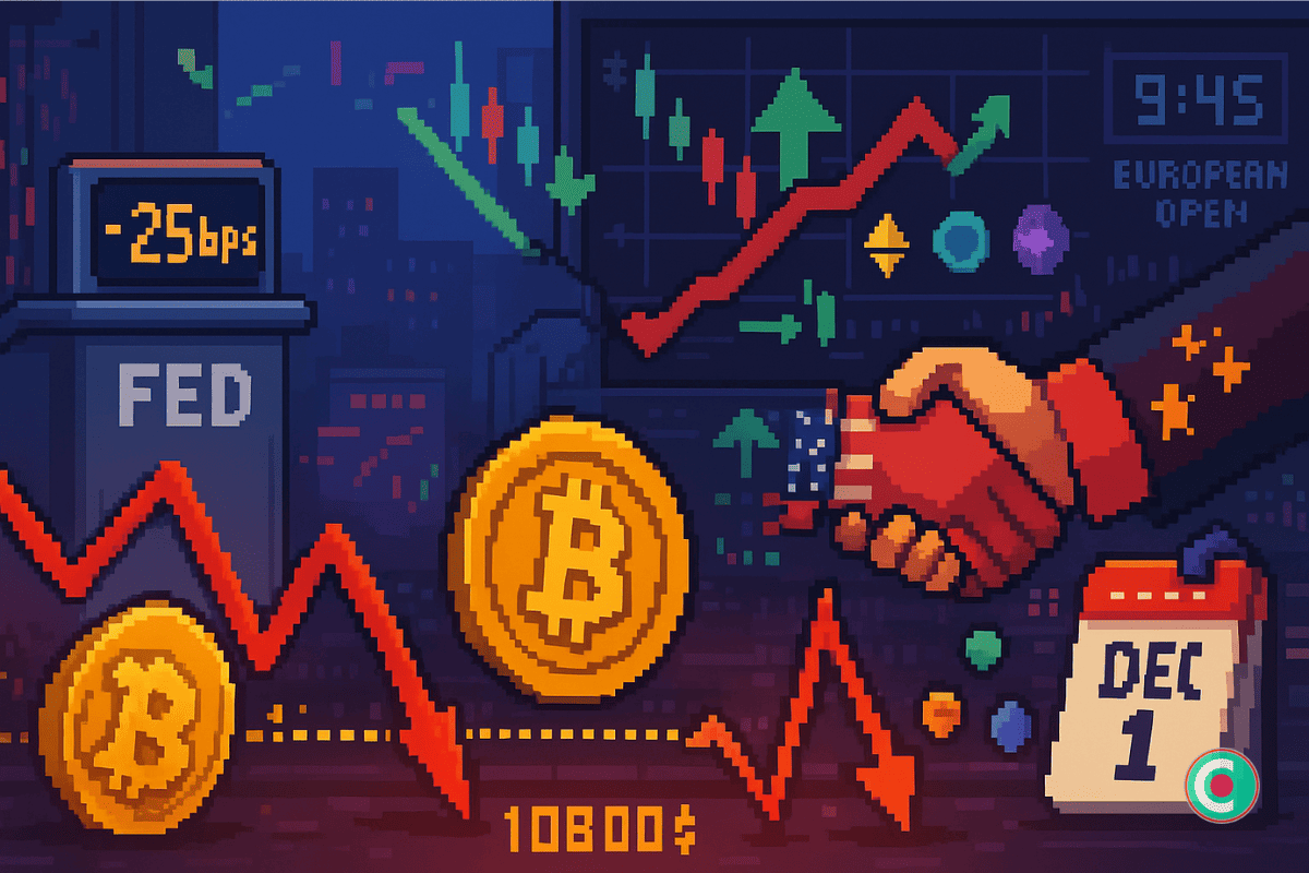 Live – Actualité Crypto : Bitcoin, Ethereum, XRP, DOGE, altcoins du 30 octobre