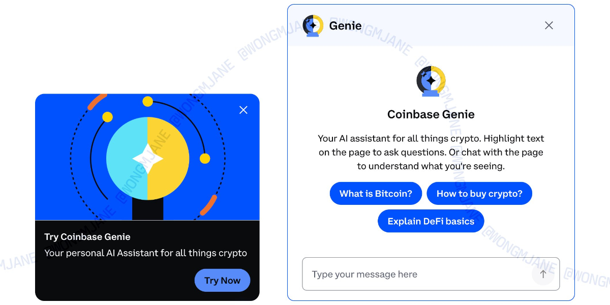 @wongmjane - Coinbase assistant IA