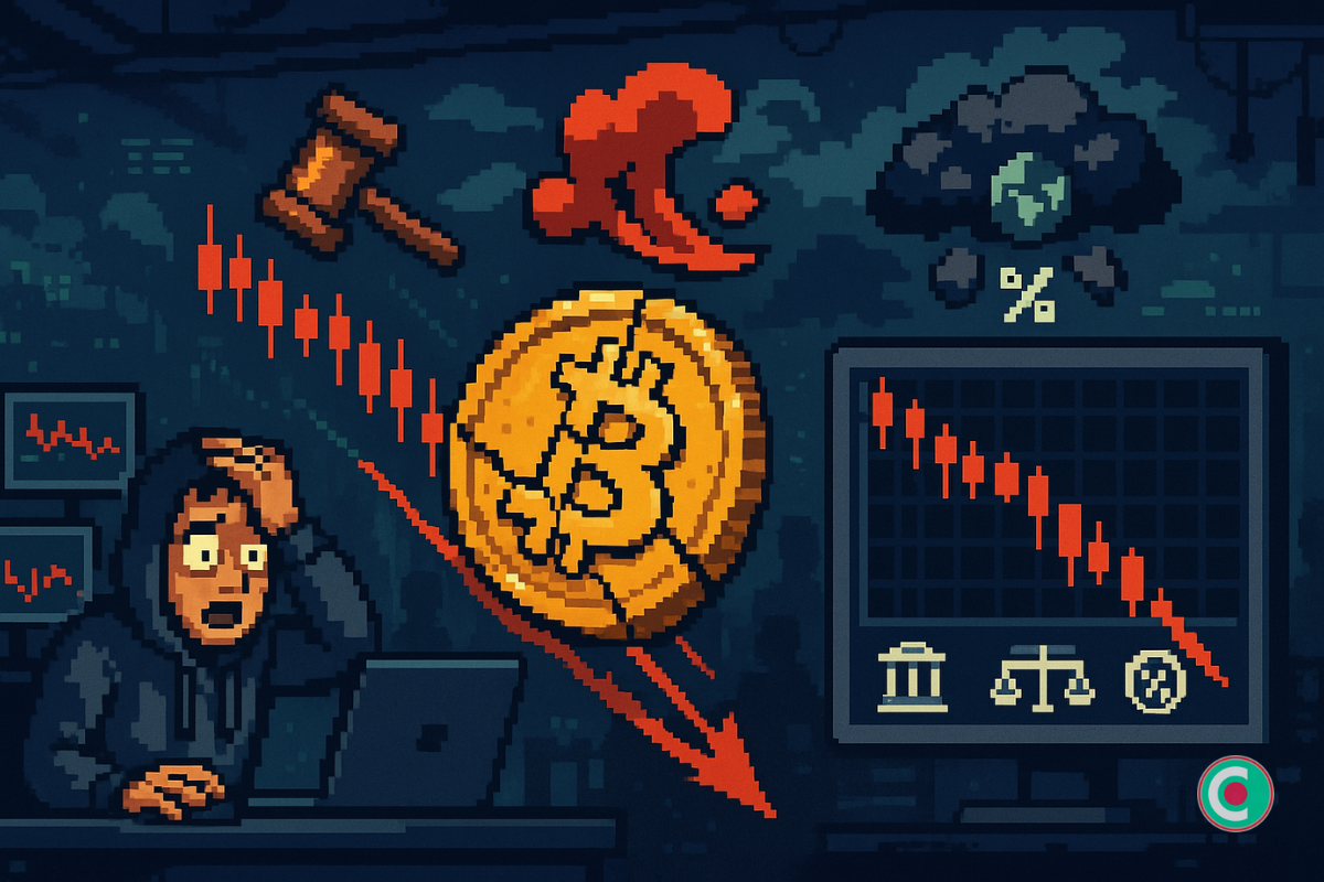 Les 3 raisons derrière la chute du Bitcoin