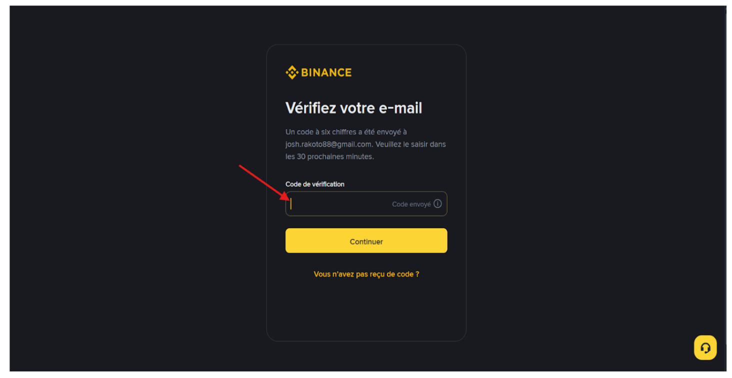 vérification du compte