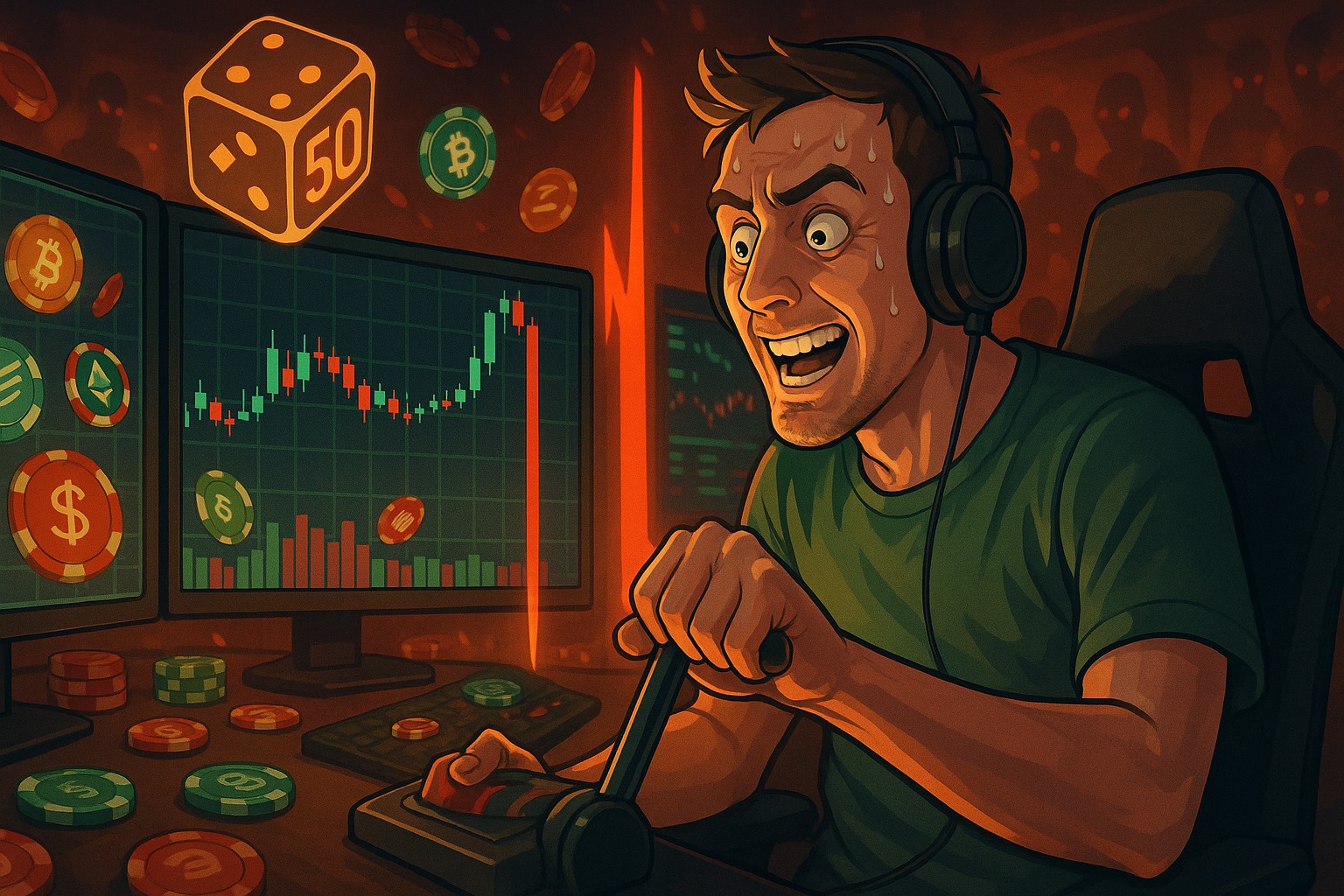 Casino crypto trading tension