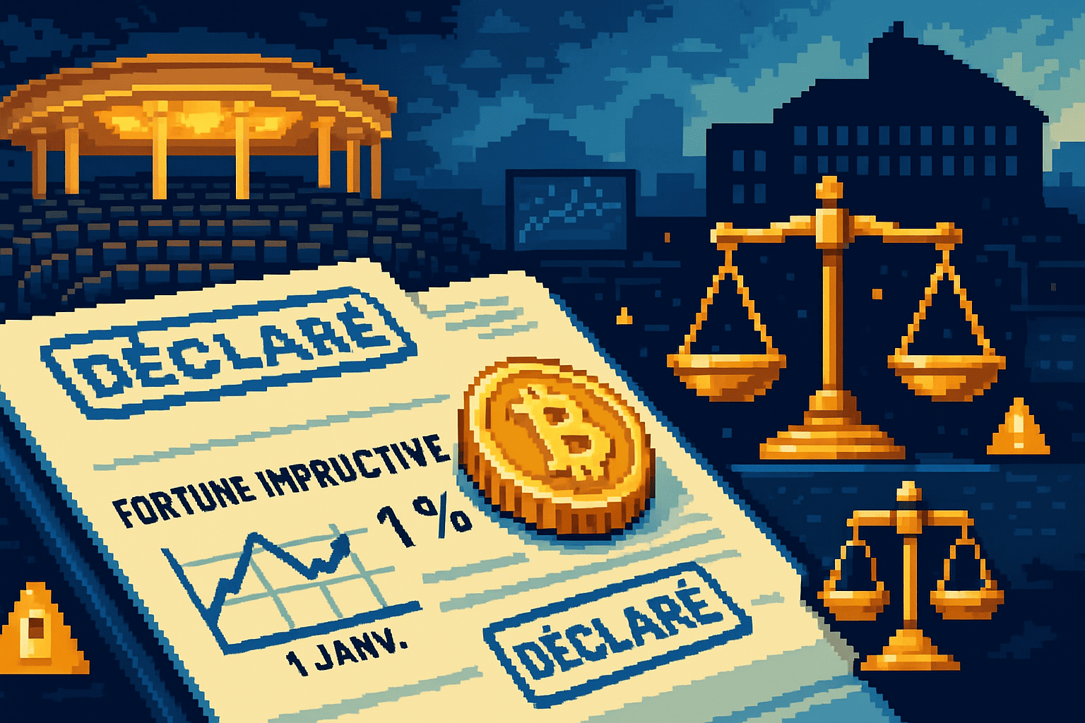 Impôt sur la fortune improductive : Une nouvelle taxe à 1% pour les cryptos