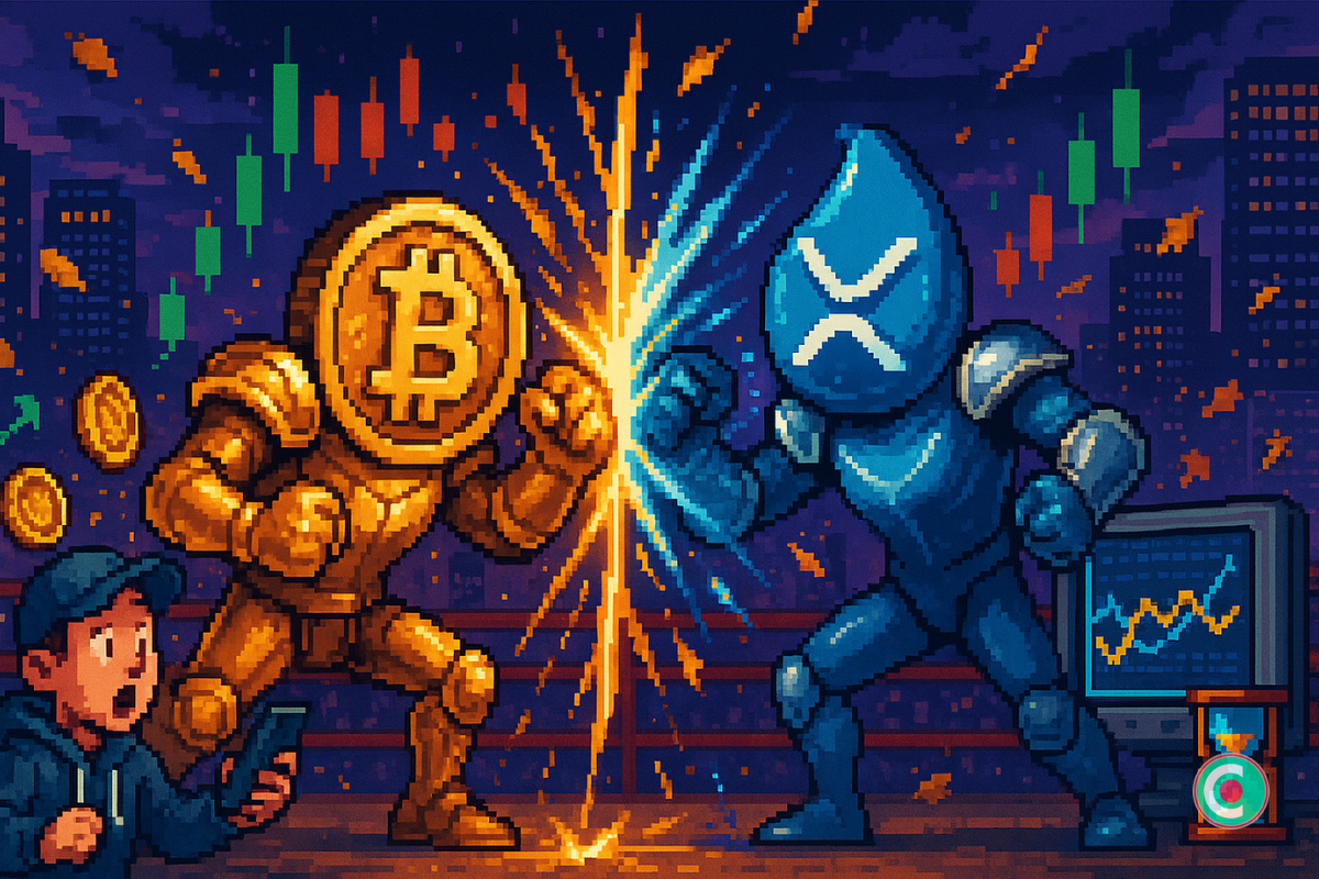 Bitcoin et XRP s’affrontent pour dominer le marché en novembre