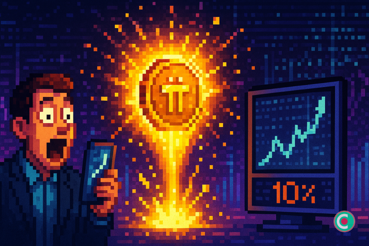 Pourquoi le prix du Pi explose-t-il de 10 % en un clin d’œil ?