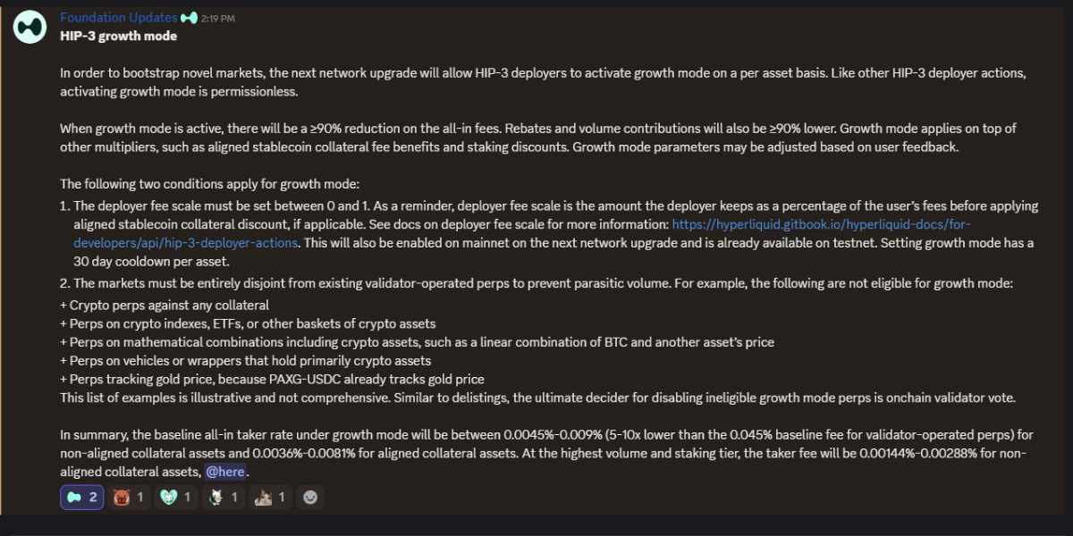 Hyperliquid - HIP-3 Growth Mode