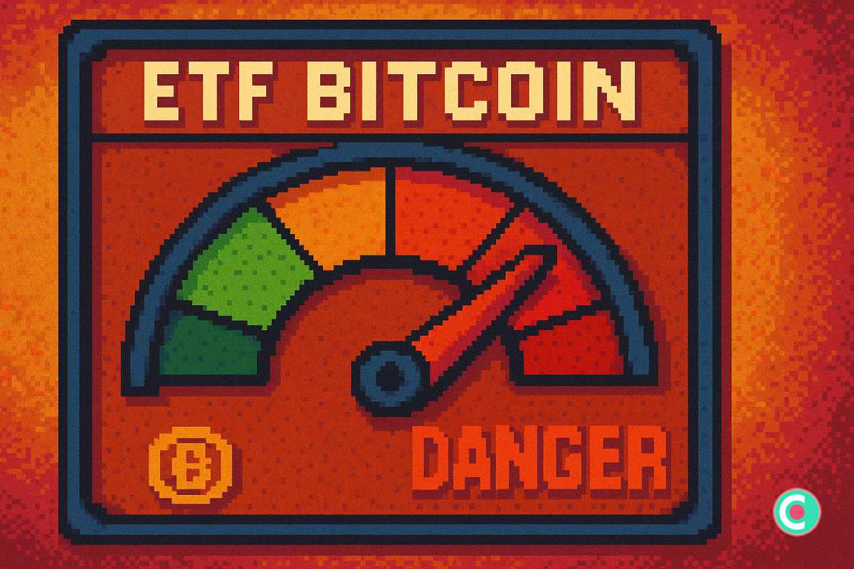 Le prix de BTC s’approche du seuil critique des ETF Bitcoin