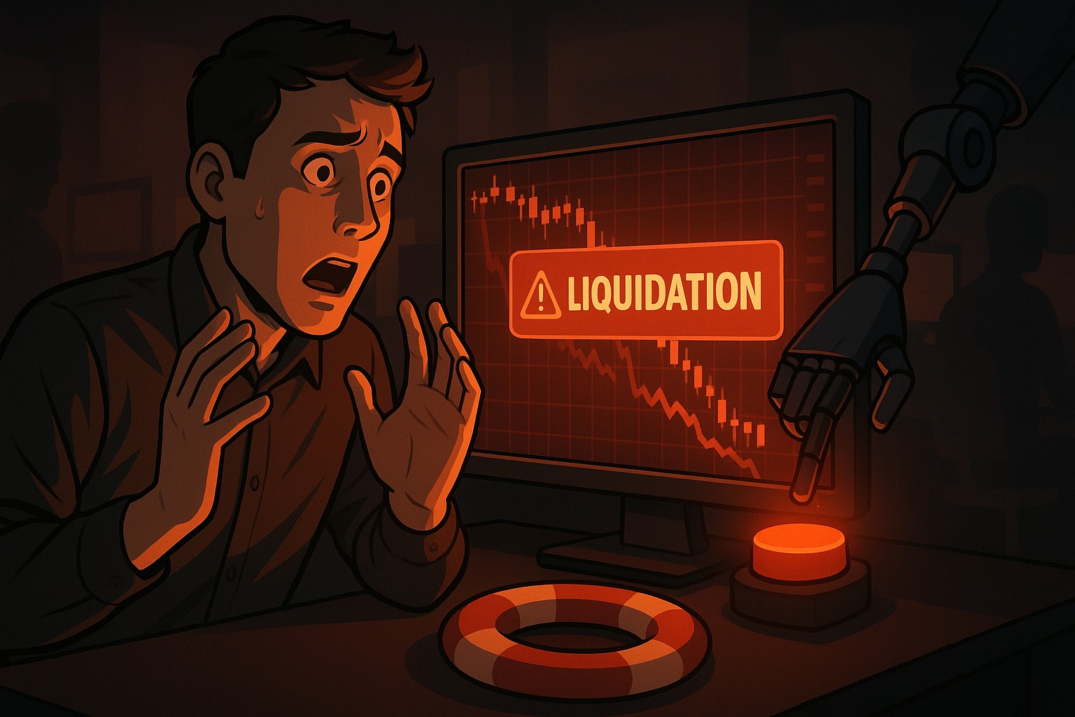 Liquidation Crypto choc algorithmique