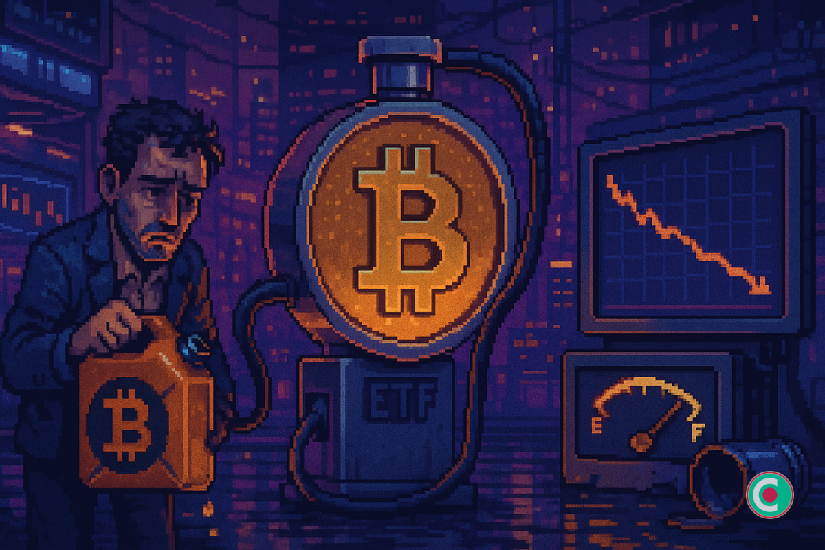 les ETF Bitcoin laissent le marché sans carburant