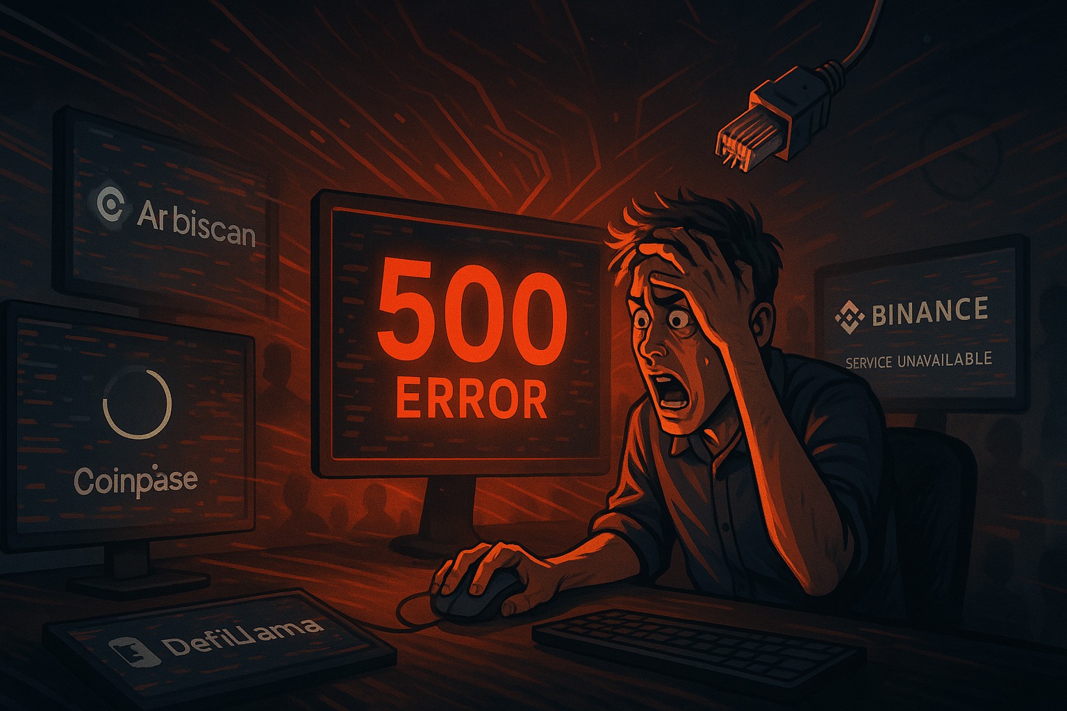 Cloudflare en crise : les sites crypto tombent un par un