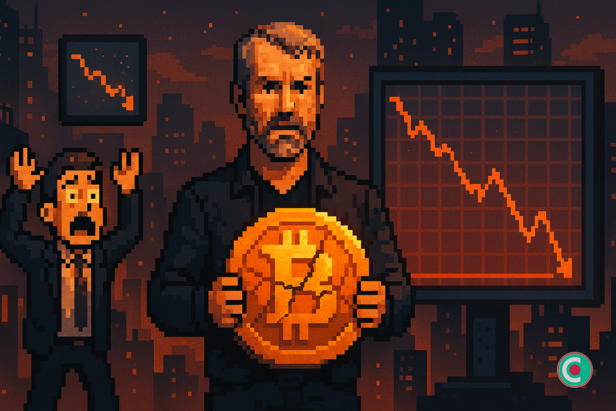 Saylor dit pouvoir encaisser un Bitcoin à –90 % sans fléchir